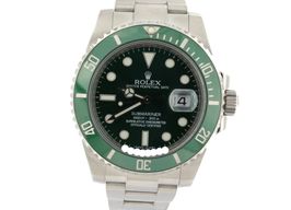 Rolex Submariner Date 116610LV (2011) - Groen wijzerplaat 40mm Staal