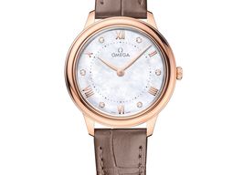 Omega De Ville 434.53.30.60.55.001 (2025) - Wit wijzerplaat 30mm Roségoud