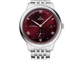 Omega De Ville 434.10.41.20.11.001 (2025) - Rood wijzerplaat 41mm Staal