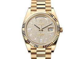 Rolex Day-Date 40 228238-0054 (2023) - Diamond dial 40 mm Yellow Gold case