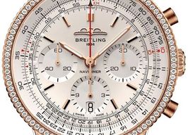 Breitling Navitimer 1 B01 Chronograph RB0139631G1P1 (2026) - White dial 41 mm Red Gold case