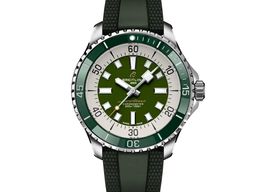 Breitling Superocean 44 A17376A31L1S1 (2025) - Groen wijzerplaat 44mm Staal