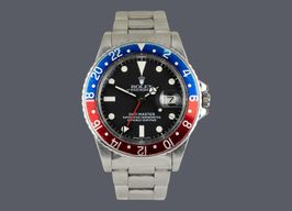 Rolex GMT-Master 16750 (Unknown (random serial)) - Black dial 40 mm Steel case
