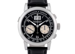 A. Lange & Söhne Datograph 403.035 (2007) - Black dial 39 mm Platinum case