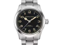 Hamilton Khaki Field H70405130 (2026) - Zwart wijzerplaat 38mm Staal