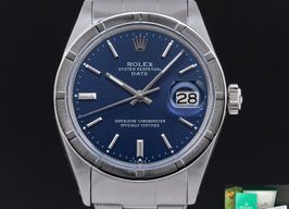 Rolex Oyster Perpetual Date 1501 (1971) - Blauw wijzerplaat 34mm Staal