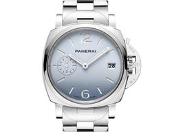 Panerai Luminor Due PAM01309 (2025) - Blauw wijzerplaat 38mm Staal
