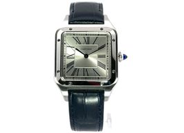 Cartier Santos Dumont WSSA0022 (2024) - Zilver wijzerplaat 44mm Staal