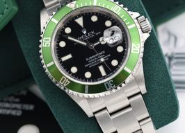 Rolex Submariner Date 16610LV (Unknown (random serial)) - Black dial 40 mm Steel case