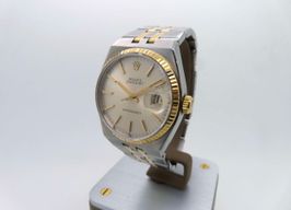 Rolex Datejust Oysterquartz 17013 (1979) - Silver dial 36 mm Gold/Steel case