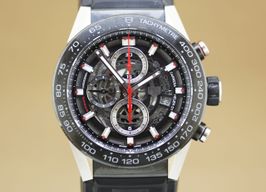 TAG Heuer Carrera Calibre HEUER 01 CAR2A1Z.FT6044 (2020) - Transparent dial 45 mm Steel case