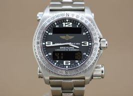 Breitling Emergency E76321 (2008) - Black dial 43 mm Titanium case