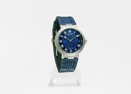 Breguet Marine 5517BB/Y2/5ZU (2025) - Blue dial 41 mm White Gold case
