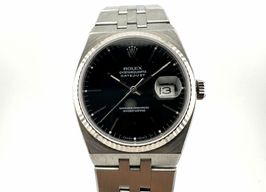 Rolex Datejust Oysterquartz 17014 (1982) - Zwart wijzerplaat 36mm Staal