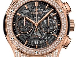 Hublot Classic Fusion Aerofusion 525.OX.0180.LR.1704 (2026) - Transparent dial 45 mm Rose Gold case