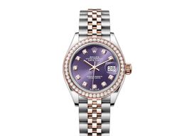 Rolex Lady-Datejust 279381RBR-0015 (2024) - Purple dial 28 mm Steel case