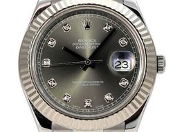Rolex Datejust II 116334-Rhodium-DIA -