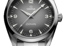 Omega Seamaster Railmaster 235.10.38.20.06.001 (2026) - Grijs wijzerplaat 38mm Staal