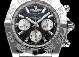 Breitling Chronomat 44 AB0110 (2009) - Zwart wijzerplaat 44mm Staal