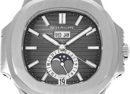 Patek Philippe Nautilus 5726/1A-001 (2015) - Zwart wijzerplaat 41mm Staal