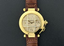 Cartier Pasha 2520 (Unknown (random serial)) - Silver dial 32 mm Yellow Gold case