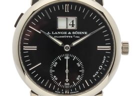 A. Lange & Söhne Langematik 308.027 (Unknown (random serial)) - Black dial 37 mm White Gold case