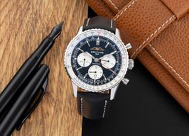 Breitling Navitimer 1 B01 Chronograph AB0138211B1P1 (Unknown (random serial)) - Black dial 43 mm Steel case