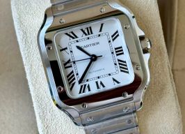 Cartier Santos WSSA0029 (2025) - Zilver wijzerplaat 35mm Staal