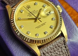 Rolex Datejust 36 16018 (1984) - Yellow dial 36 mm Yellow Gold case
