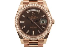 Rolex Day-Date 40 228345RBR (2024) - Bruin wijzerplaat 40mm Roségoud