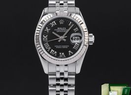 Rolex Lady-Datejust 179174 (2005) - Black dial 26 mm Steel case