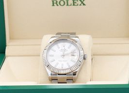 Rolex Datejust II 116334 (Onbekend (willekeurig serienummer)) - Zilver wijzerplaat 41mm Staal
