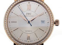 IWC Portofino Automatic IW458107 (2024) - Zilver wijzerplaat 37mm Roodgoud