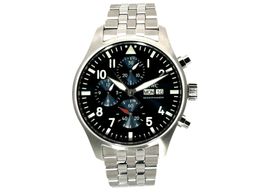 IWC Pilot Chronograph IW378004 (2024) - Blauw wijzerplaat 41mm Staal