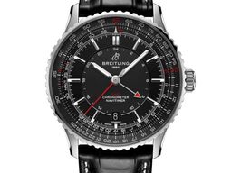 Breitling Navitimer GMT A32310251B1P1 (2024) - Zwart wijzerplaat 41mm Staal