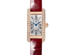 Cartier Tank Américaine WJTA0058 (2025) - Silver dial 15 mm Rose Gold case