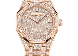 Audemars Piguet Royal Oak Selfwinding 77452OR.ZZ.1365OR.01 (2025) - Diamant wijzerplaat 34mm Roségoud