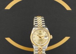 Rolex Lady-Datejust 279173 (2018) - Champagne dial 28 mm Gold/Steel case