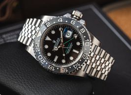 Rolex GMT-Master II 126710GRNR (2024) - Zwart wijzerplaat 40mm Staal