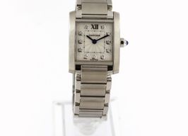 Cartier Tank Française WE110006 (2019) - Silver dial 20 mm Steel case