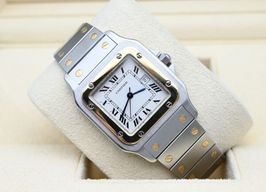 Cartier Santos 1172961 (1996) - White dial 29 mm Gold/Steel case