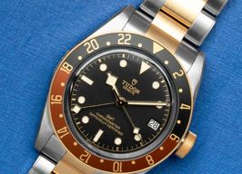 Tudor Black Bay GMT 79833MN (2022) - Black dial 41 mm Gold/Steel case