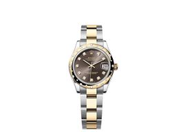 Rolex Datejust 31 278343RBR (2025) - Grey dial 31 mm Gold/Steel case