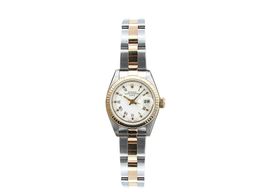 Rolex Lady-Datejust 69173 (Onbekend (willekeurig serienummer)) - Wit wijzerplaat 26mm Goud/Staal