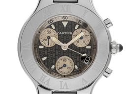 Cartier 21 Chronoscaph 2424 (2000) - 38mm Staal