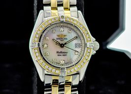 Breitling Callistino D52345 (2002) - Pearl dial 28 mm Gold/Steel case