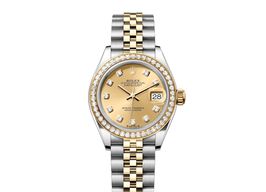 Rolex Lady-Datejust 279383RBR-0011 (2024) - Champagne dial 28 mm Gold/Steel case