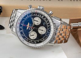 Breitling Navitimer 01 AB012012/BB02 (Onbekend (willekeurig serienummer)) - Zwart wijzerplaat 43mm Staal