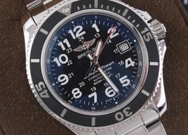 Breitling Superocean II 42 A17365D1/C915-148S (2019) - Blauw wijzerplaat 42mm Staal
