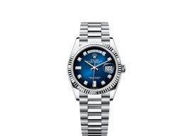 Rolex Day-Date 36 128236 (2025) - Blue dial 36 mm Platinum case